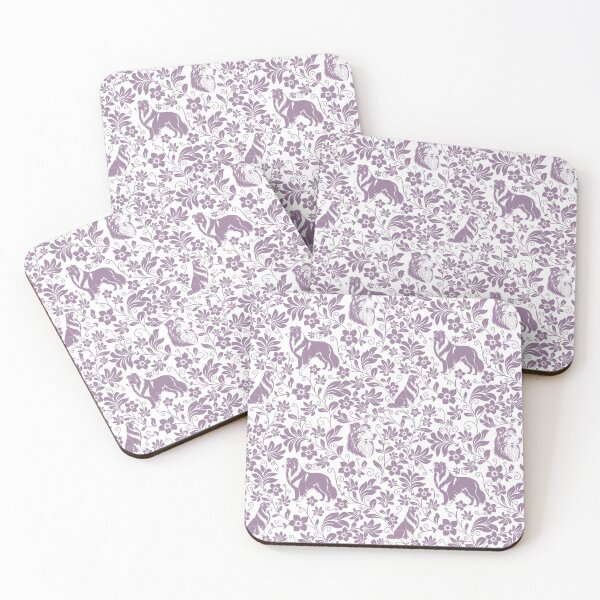 Item preview, Rough Collie Floral Pattern | Elegant Botanical Dog Design Lavender designed and sold by WildLakePatterns.