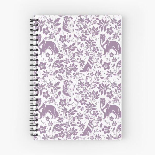 Item preview, Rough Collie Floral Pattern | Elegant Botanical Dog Design Lavender designed and sold by WildLakePatterns.