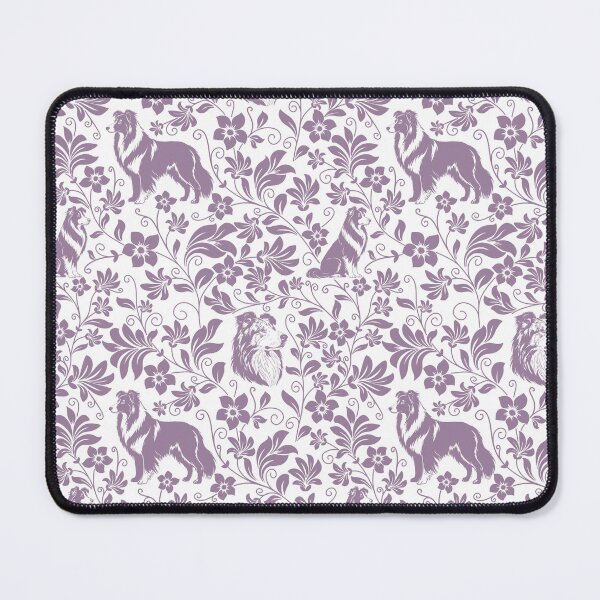 Item preview, Rough Collie Floral Pattern | Elegant Botanical Dog Design Lavender designed and sold by WildLakePatterns.