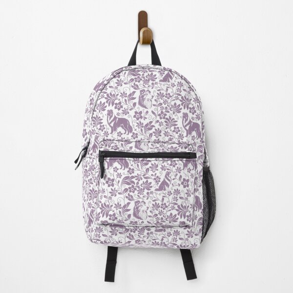 Item preview, Rough Collie Floral Pattern | Elegant Botanical Dog Design Lavender designed and sold by WildLakePatterns.