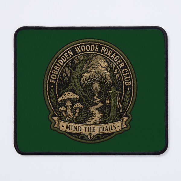 Item preview, Forbidden Woods Forager Club Patch designed and sold by agearb.