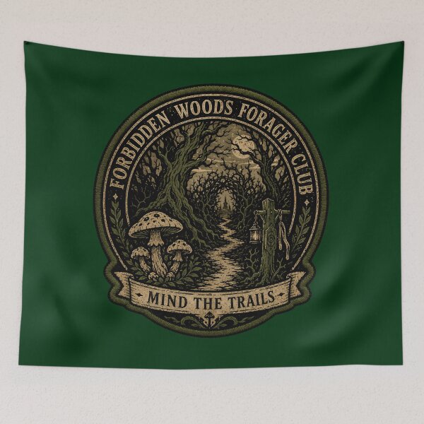 Item preview, Forbidden Woods Forager Club Patch designed and sold by agearb.
