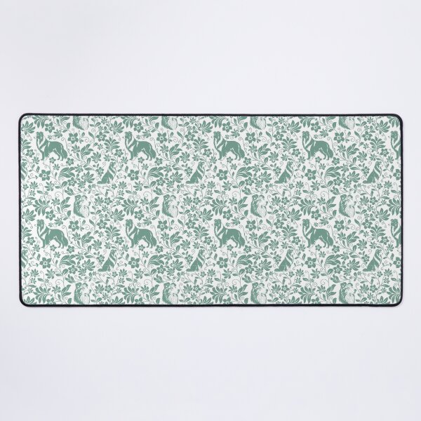Item preview, Rough Collie Floral Pattern | Elegant Botanical Dog Design Green designed and sold by WildLakePatterns.