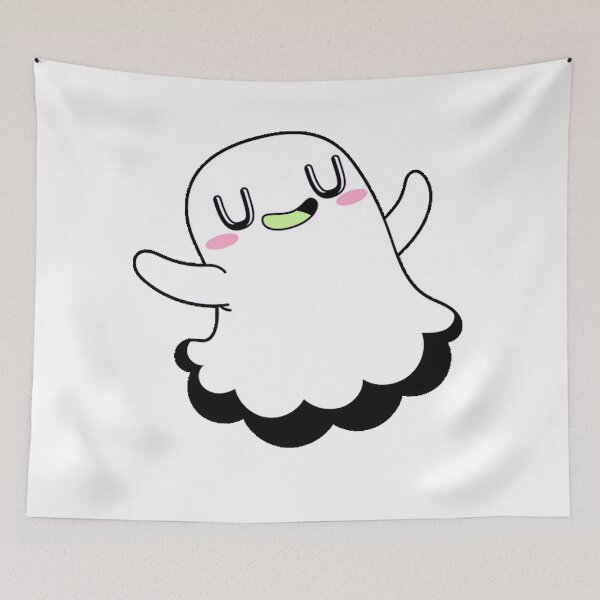 Item preview, Cute Kawaii Floating Ghost Cartoon designed and sold by pegyranrasana12.