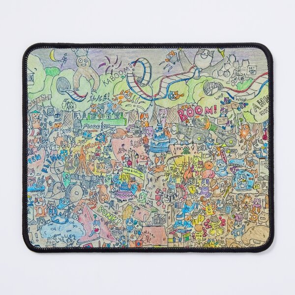 Item preview, Cat Carnival: Cartoon Cats having fun at a fun amusement park designed and sold by The Sketchlight.