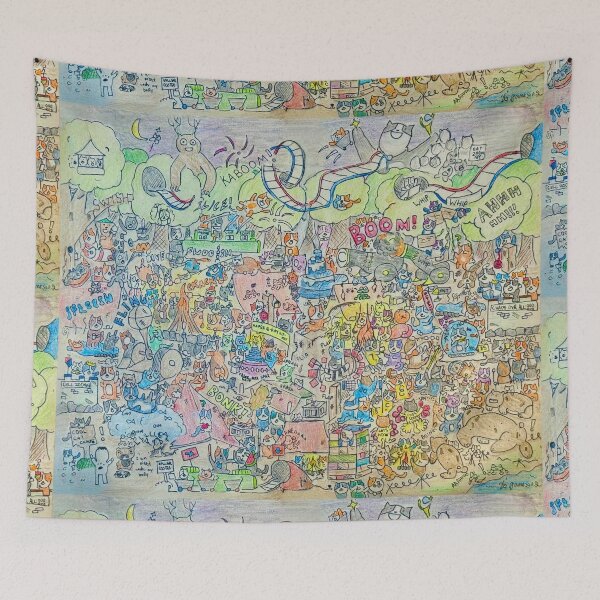 Item preview, Cat Carnival: Cartoon Cats having fun at a fun amusement park designed and sold by The Sketchlight.