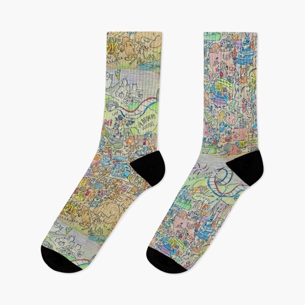 Item preview, Cat Carnival: Cartoon Cats having fun at a fun amusement park designed and sold by The Sketchlight.