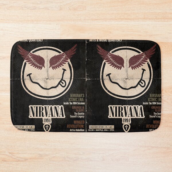 Item preview, 90s Grunge Vintage Magazine Cover, Winged Smiley Retro Poster designed and sold by vaerk.