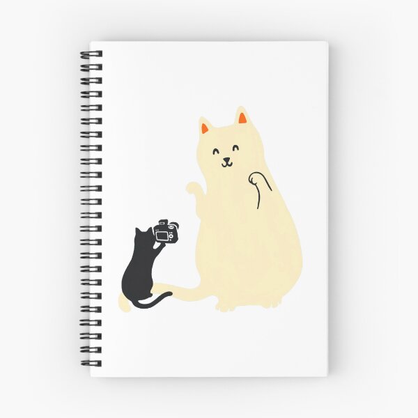 Item preview, Happy Go Lucky Cat 2 Cute Lil Photographer Kitten Art designed and sold by MaremmaStudio.