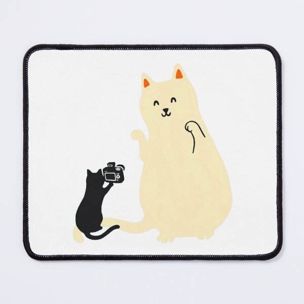 Item preview, Happy Go Lucky Cat 2 Cute Lil Photographer Kitten Art designed and sold by MaremmaStudio.