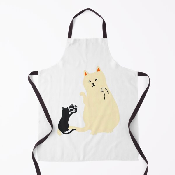 Item preview, Happy Go Lucky Cat 2 Cute Lil Photographer Kitten Art designed and sold by MaremmaStudio.
