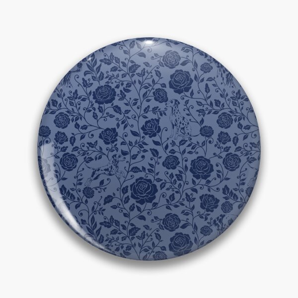 Item preview, Dalmatian Floral Pattern | Elegant Botanical Dog Design Blue designed and sold by WildLakePatterns.