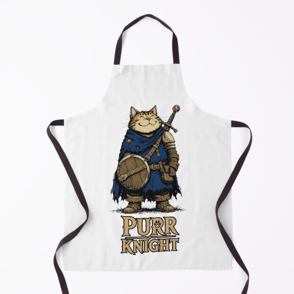 Item preview, Purr Knight | Funny Knight Cat Fantasy designed and sold by Bisonia.