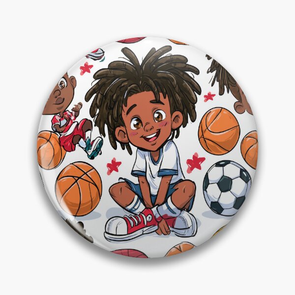 Artikelvorschau, Cooles Sport- und Dreadlock-Printmuster für Jungen entworfen und verkauft von RichardRags.