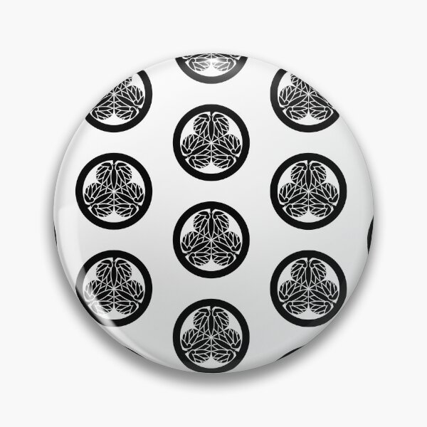 Item preview, Samurai Aoinogomon Tokugawaieyasu Kamon BlackWhitetile / Japanese Crest designed and sold by 戦国まーけっと SENGOKU MARKET.