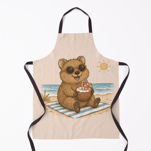 Item preview, Beach Day Quokka designed and sold by MellowMunchkins.