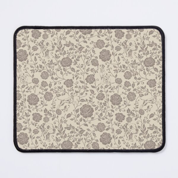Item preview, Dalmatian Floral Pattern | Elegant Botanical Dog Design Sepia designed and sold by WildLakePatterns.