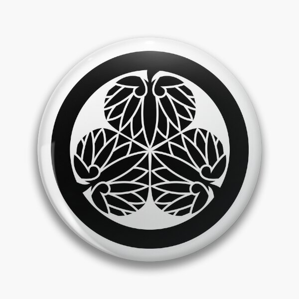 Item preview,  Samurai Aoinogomon Tokugawaieyasu Kamon BlackWhite / Japanese Crest designed and sold by 戦国まーけっと SENGOKU MARKET.