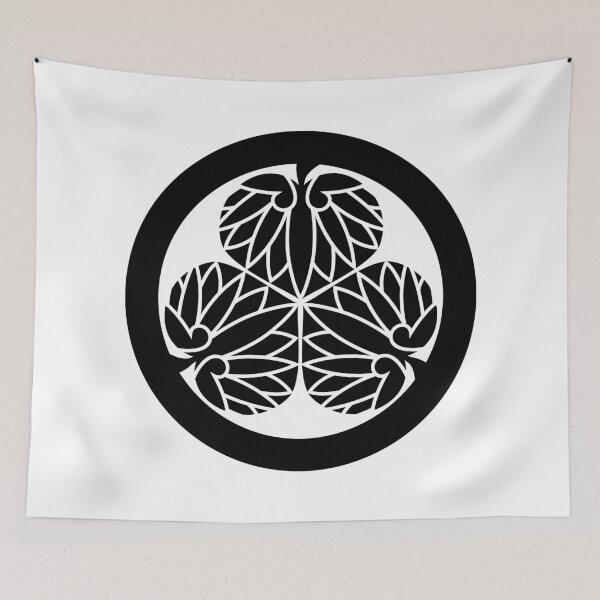 Item preview,  Samurai Aoinogomon Tokugawaieyasu Kamon BlackWhite / Japanese Crest designed and sold by 戦国まーけっと SENGOKU MARKET.