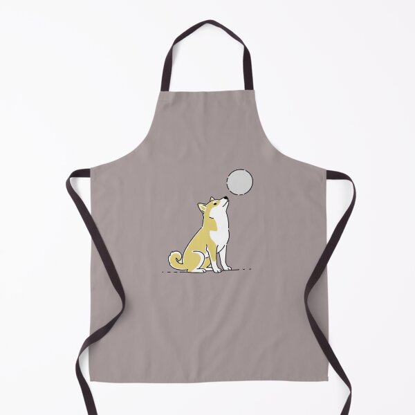 Item preview, Moonlit Shiba – Minimal Line Art Night Design designed and sold by ManggaeJM.