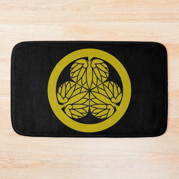 Item preview, Samurai Aoinogomon Tokugawaieyasu Kamon Faux Gold Black / Japanese Crest designed and sold by 戦国まーけっと SENGOKU MARKET.