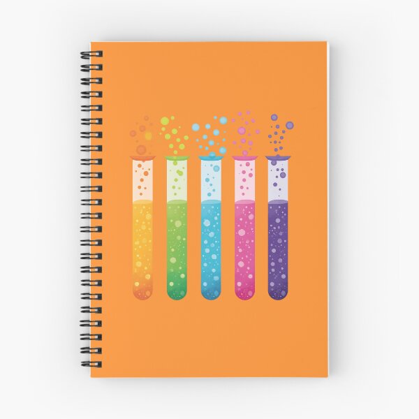 Item preview, Colorful Rainbow Science Test Tubes Bubbling Chemistry Illustration designed and sold by GrinGalore.