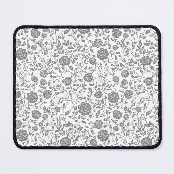 Item preview, Dalmatian Floral Pattern | Elegant Botanical Dog Design Grey designed and sold by WildLakePatterns.