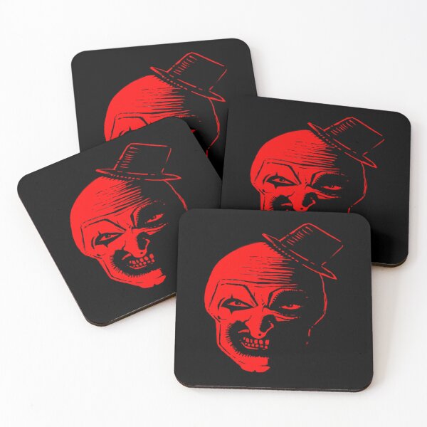 Item preview, Red Creepy Evil Clown Portrait designed and sold by TwoXDesign.
