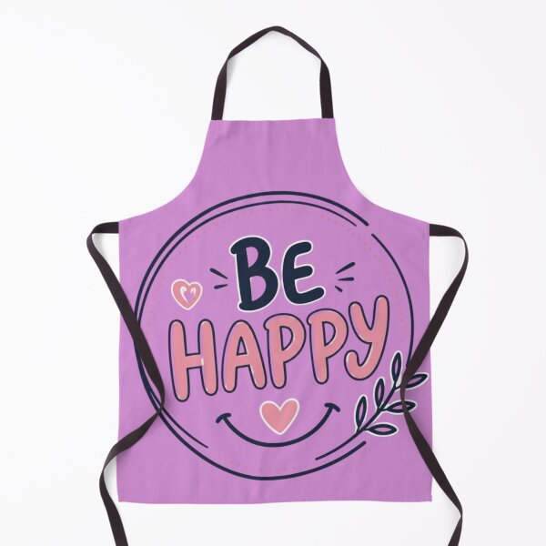 Item preview, Be Happy Smile Design | Positive Motivation Typography Graphic designed and sold by RajDeals.