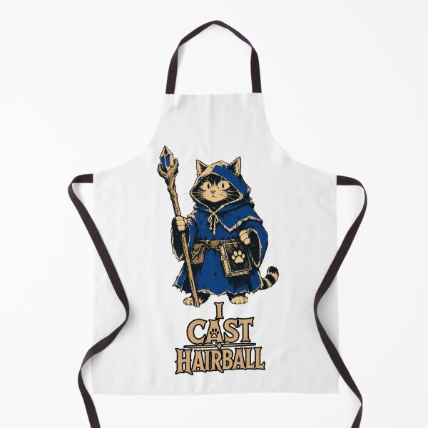Item preview, I Cast Hairball | Funny Wizard Cat Fantasy designed and sold by Bisonia.