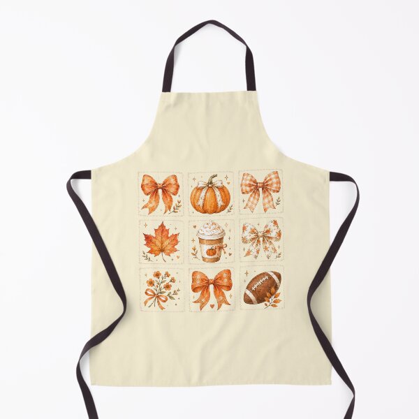 Item preview, Coquette Autumn Bows Collage Fall Pumpkin Spice, Football and Maple Leaf designed and sold by Yellowriversss.
