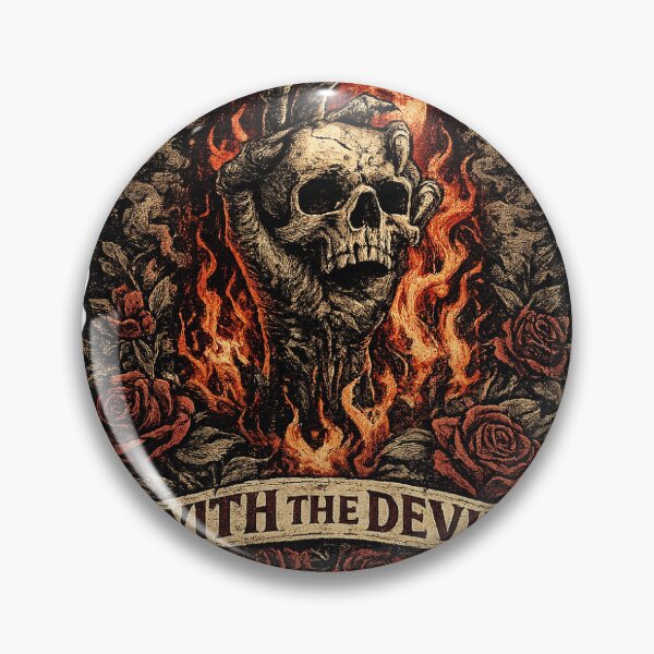 Item preview, Deals With The Devil Horror Skull designed and sold by CodePaws Creations.