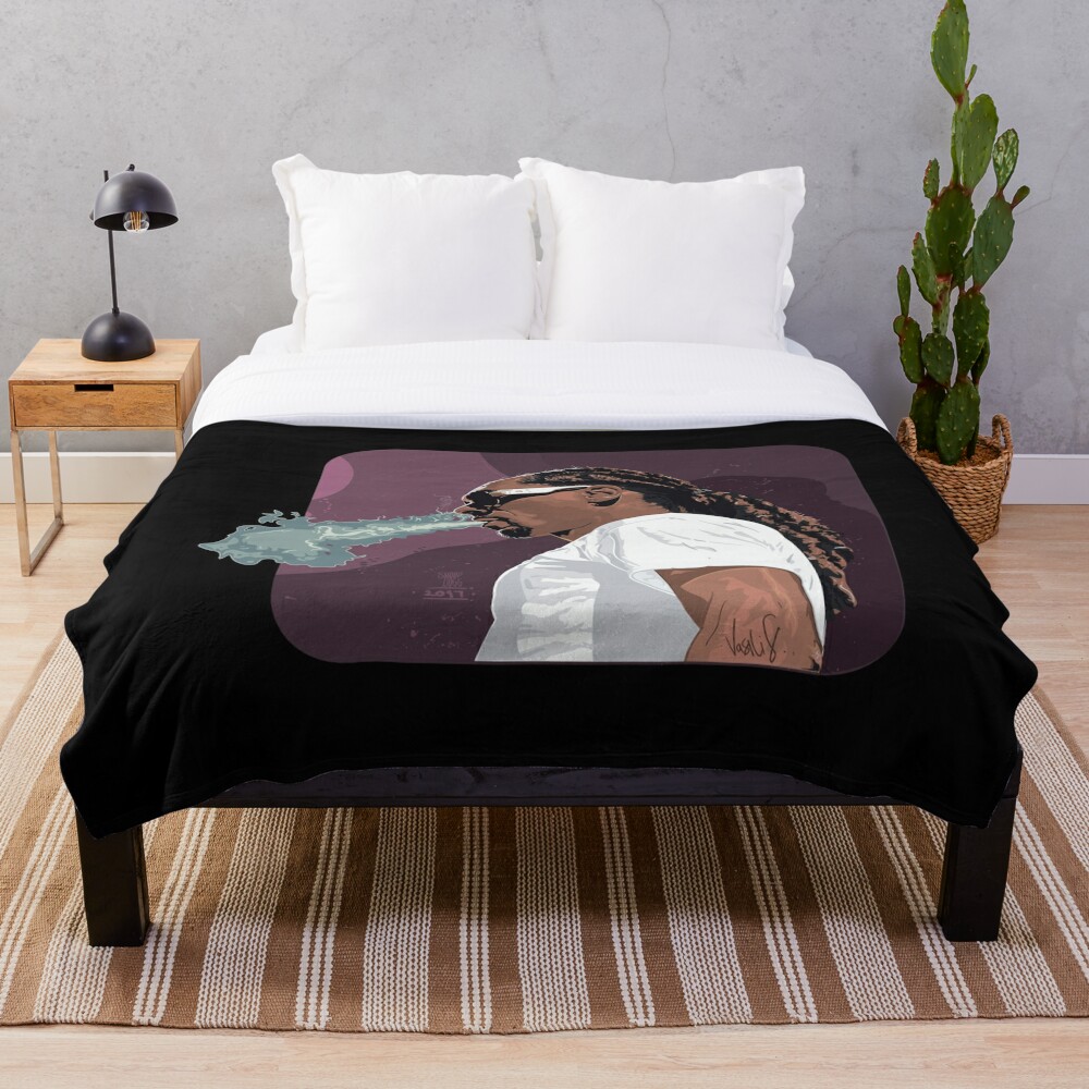 Dogg Og Smoke Throw Blanket By Frajtgorski Redbubble