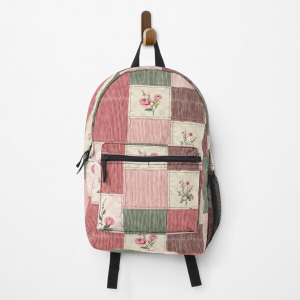 Item preview, Vintage Corduroy Floral Patchwork Quilt Pattern designed and sold by Hen-C-Art.