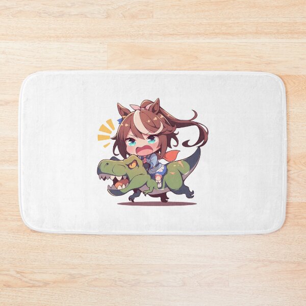 Item preview, Tokai Teio Uma Musume Cheerful Chibi Dinosaur Dash designed and sold by Dashsopaner.