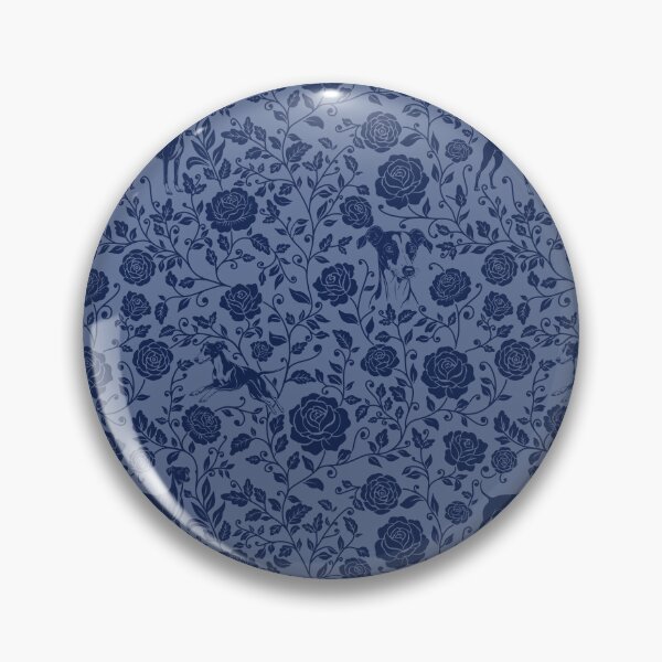 Item preview, Whippet Floral Pattern | Elegant Botanical Dog Design Blue designed and sold by WildLakePatterns.