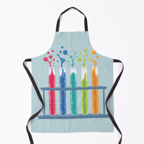 Item preview, Vibrant Chemistry Test Tubes Rack Rainbow Liquid Splashes designed and sold by GrinGalore.
