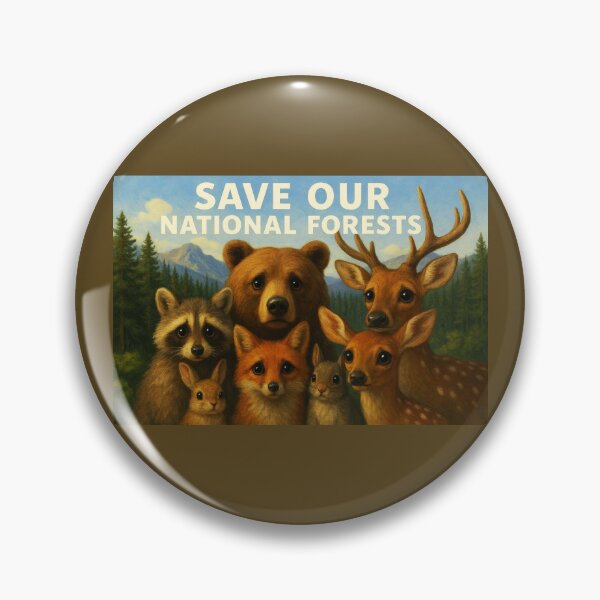 Item preview, Save our National Forests designed and sold by 3rdBirdInk.