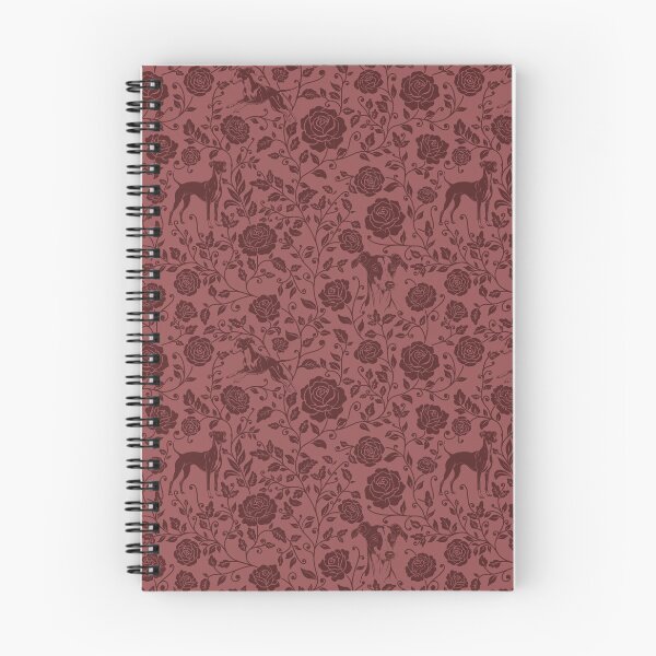 Item preview, Whippet Floral Pattern | Elegant Botanical Dog Design Red designed and sold by WildLakePatterns.