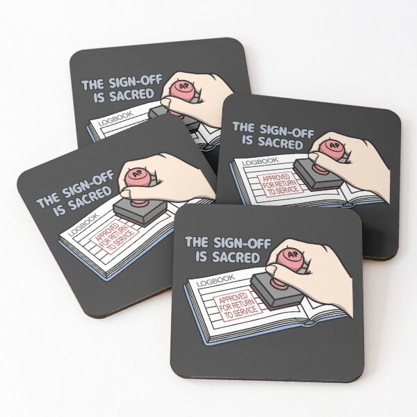 Item preview, The Sign-off is Sacred | Aircraft Mechanic designed and sold by plocreative.