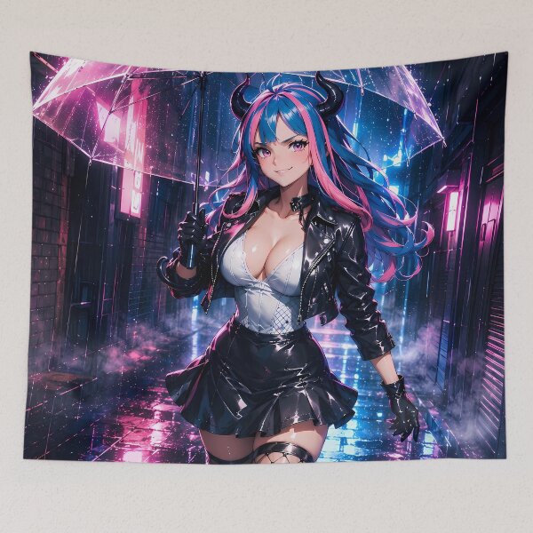 Item preview, Ulti One Piece Neon Rain City Walk designed and sold by Dashsopaner.