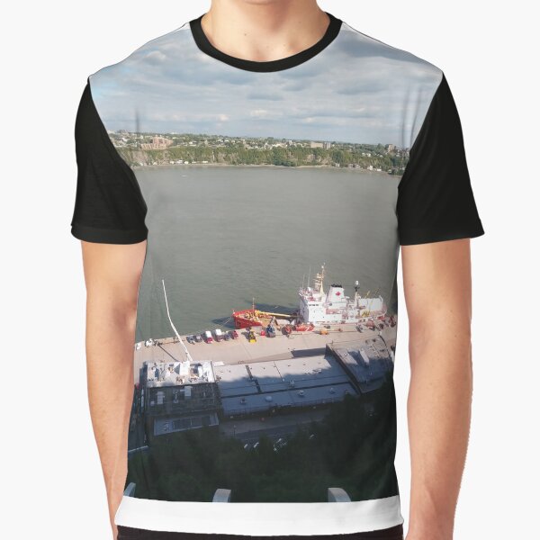 #water, #river, #Quebec, #Canada Graphic T-Shirt
