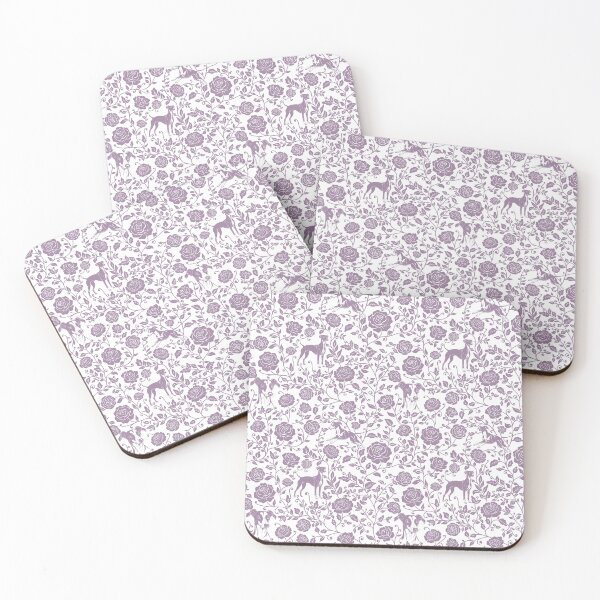 Item preview, Whippet Floral Pattern | Elegant Botanical Dog Design Lavender designed and sold by WildLakePatterns.