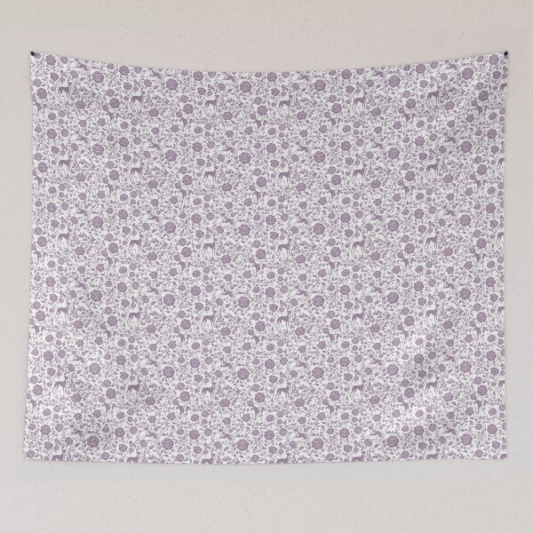 Item preview, Whippet Floral Pattern | Elegant Botanical Dog Design Lavender designed and sold by WildLakePatterns.