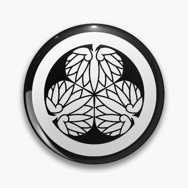 Item preview, Samurai Aoinogomon Tokugawaieyasu Kamon WhiteBlack / Japanese Crest designed and sold by 戦国まーけっと SENGOKU MARKET.