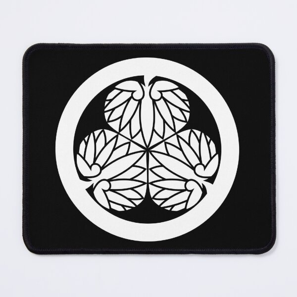 Item preview, Samurai Aoinogomon Tokugawaieyasu Kamon WhiteBlack / Japanese Crest designed and sold by 戦国まーけっと SENGOKU MARKET.