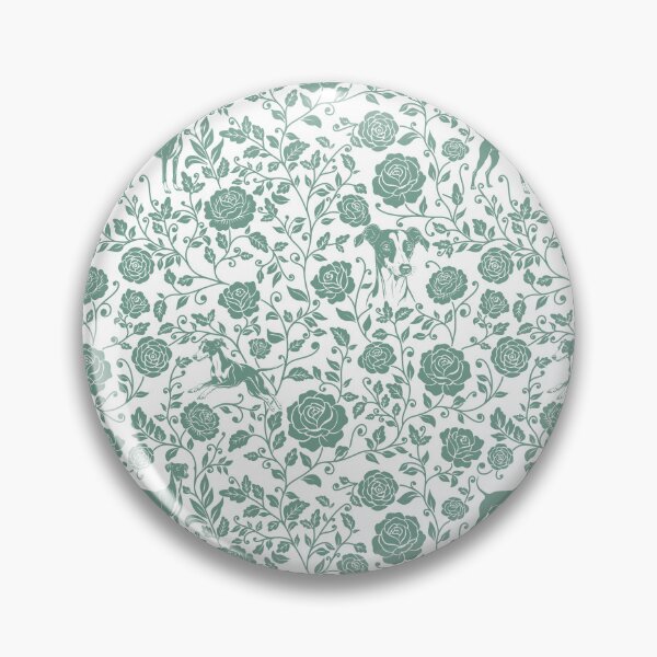 Item preview, Whippet Floral Pattern | Elegant Botanical Dog Design Green designed and sold by WildLakePatterns.