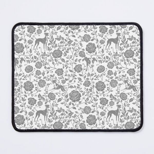 Item preview, Whippet Floral Pattern | Elegant Botanical Dog Design Grey designed and sold by WildLakePatterns.
