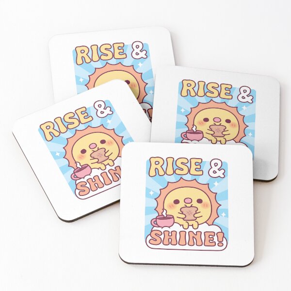 Item preview, Cute Sun Eating Toast - Rise and Shine Motivational designed and sold by rustydoodle.