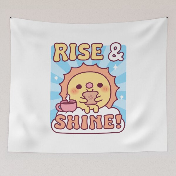 Item preview, Cute Sun Eating Toast - Rise and Shine Motivational designed and sold by rustydoodle.